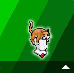 RARE Chapeau chat orange